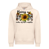 Sandshell Being a mom makes my life complete Mother's Day Urban Hoodie - FaDigitalArtStudio