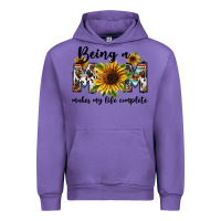 Tulip Being a mom makes my life complete Mother's Day Urban Hoodie - FaDigitalArtStudio