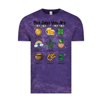 Cloud Purple god says you are st patrick's day Vintage Tee - MaliasSmallBusiness