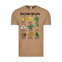 Vintage Coffee god says you are st patrick's day Vintage Tee - MaliasSmallBusiness