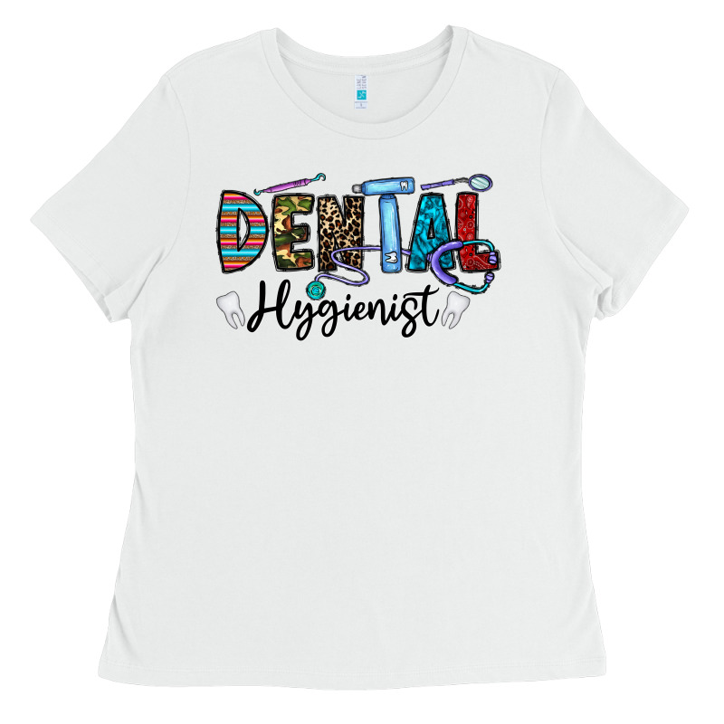 Dental Hygienist Ladies Tee by CowhideDigitalArt | Teevron