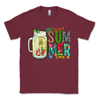 Burgundy sweet summer time Classic Tee - CowhideDigitalArt