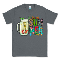 Charcoal Heather sweet summer time Classic Tee - CowhideDigitalArt
