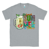Heather Grey sweet summer time Classic Tee - CowhideDigitalArt