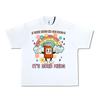 White if you're happy and you know it its your meds Urban Heavy Tee - MaliasSmallBusiness