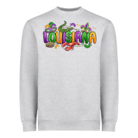 Mardi Gras Louisiana Heavyweight Sweatshirt | Teevron