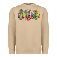 Mushroom mardi gras louisiana Heavyweight Sweatshirt - MaliasSmallBusiness