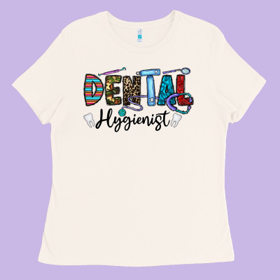 Dental Hygienist Ladies Tee Designed By Cowhidedigitalart