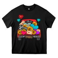 Black western truck with heart Heavy Core Tee - HRA Design Shop