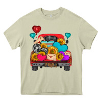 Mossy western truck with heart Heavy Core Tee - HRA Design Shop