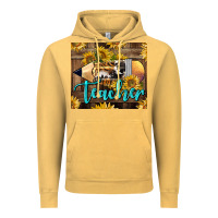 Vintage Mustard Western Teacher Pencil With Sunflowers Vintage Hoodie - LillyAllenDesigns