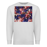 American Flag Sparkly  Tumbler Premium Sweatshirt | Teevron