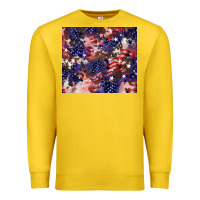 Lemon American flag sparkly  tumbler Premium Sweatshirt - HowdyJamesFarm