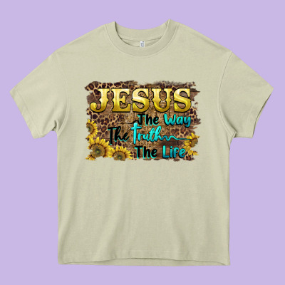 Jesus The Way The Truth The Life Heavy Core Tee Designed By Barkaloodesign