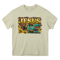 Mossy jesus the way the truth the life Heavy Core Tee - BarkalooDesign