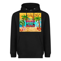 Black life is better with at the beach Heavyweight Hoodie - TumblerDesignByShophia