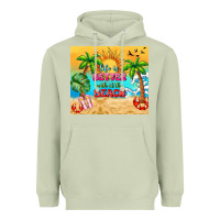 Matcha life is better with at the beach Heavyweight Hoodie - TumblerDesignByShophia