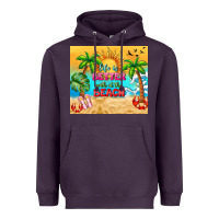 Plum life is better with at the beach Heavyweight Hoodie - TumblerDesignByShophia