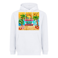 White life is better with at the beach Heavyweight Hoodie - TumblerDesignByShophia