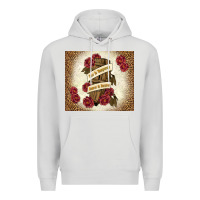 Dove Grey fear is temporary regret is forever Premium Hoodie - TumblerDesignByShophia
