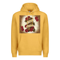 Mustard fear is temporary regret is forever Premium Hoodie - TumblerDesignByShophia