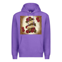 Purple fear is temporary regret is forever Premium Hoodie - TumblerDesignByShophia