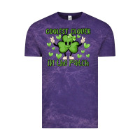 Cloud Purple coolest clover to pinch Vintage Tee - MaliasSmallBusiness