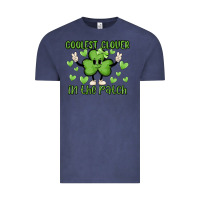 Vintage Denim coolest clover to pinch Vintage Tee - MaliasSmallBusiness