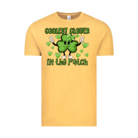 Vintage Mustard coolest clover to pinch Vintage Tee - MaliasSmallBusiness