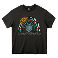 Asphalt happy mother's day rainbow Heavy Core Tee - CowhideDigitalArt
