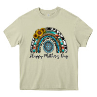 Mossy happy mother's day rainbow Heavy Core Tee - CowhideDigitalArt