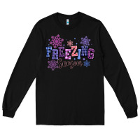 Black freezing season Long Sleeve Tee - MaliasSmallBusiness