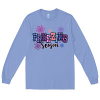 Colony Blue freezing season Long Sleeve Tee - MaliasSmallBusiness