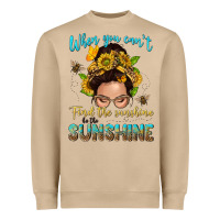 Mushroom when you cant find the sunshine be the sunshine me Heavyweight Sweatshirt - NancyCooperArtShop