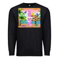 Black feeling beachy Premium Sweatshirt - TumblerDesignByShophia