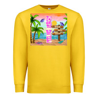 Lemon feeling beachy Premium Sweatshirt - TumblerDesignByShophia