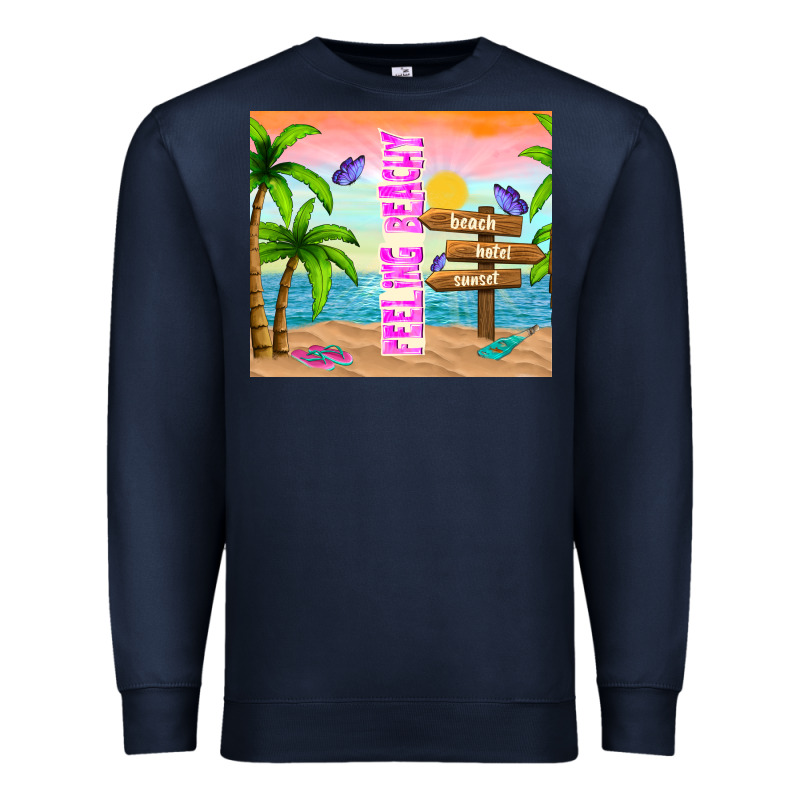 Feeling Beachy Premium Sweatshirt by TumblerDesignByShophia | Teevron