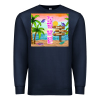 Navy feeling beachy Premium Sweatshirt - TumblerDesignByShophia