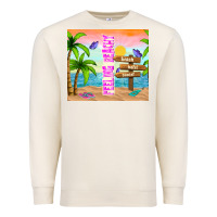 Sandshell feeling beachy Premium Sweatshirt - TumblerDesignByShophia
