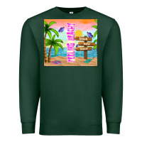 Sports Green feeling beachy Premium Sweatshirt - TumblerDesignByShophia
