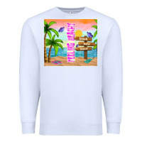 White feeling beachy Premium Sweatshirt - TumblerDesignByShophia