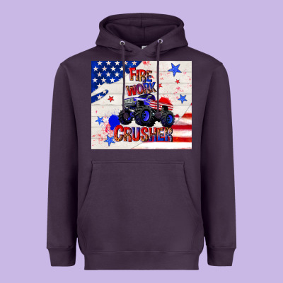 Firework Crusher 4th Of July Heavyweight Hoodie Designed By Tumblerdesignbyshophia