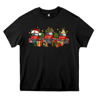 Black christmas trucks Heavy Core Tee - FaDigitalArtStudio