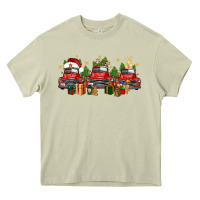 Mossy christmas trucks Heavy Core Tee - FaDigitalArtStudio