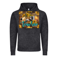 Vintage Black Western Teacher Pencil With Sunflowers Vintage Hoodie - LillyAllenDesigns