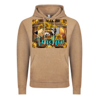 Vintage Coffee Western Teacher Pencil With Sunflowers Vintage Hoodie - LillyAllenDesigns
