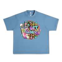 Pebble Blue get loaded rabbit and easter Urban Heavy Tee - MaliasSmallBusiness