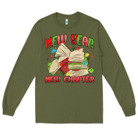 Army Green new year new chapter Long Sleeve Tee - MaliasSmallBusiness