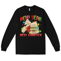 Black new year new chapter Long Sleeve Tee - MaliasSmallBusiness