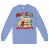 Colony Blue new year new chapter Long Sleeve Tee - MaliasSmallBusiness